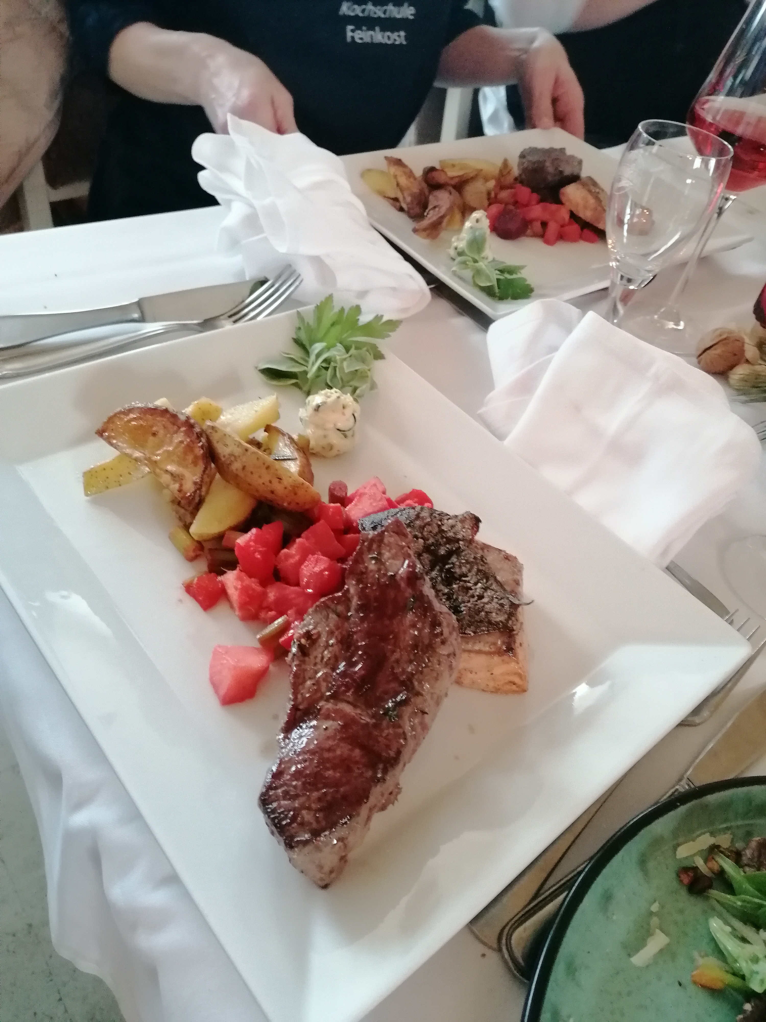 Vegetarische Optionen von den Kochbullen